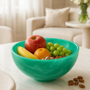 Vibrante Tazón Decorativo de Resina Epoxi para Servir, Ideal para Eventos Modernos, Crea un Punto de Foco Atractivo en la Mesa - Product Image 1