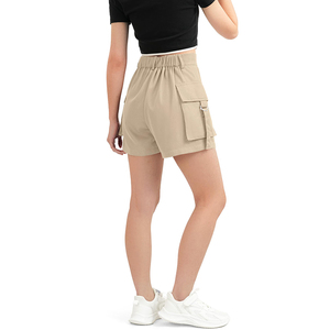 กางเกงขาสั้นลำลองสำหรับเด็ก แบบสปอร์ต มีกระดุมที่เอว เหมาะสำหรับใส่ไปโรงเรียน วิ่งออกกำลังกาย เดินป่า มีกระเป๋า - Product Image 5