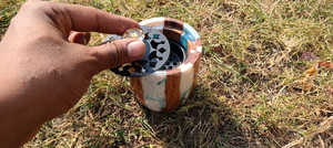 Brûleur d'encens en résine artistique Bakoor Design festif haut de gamme pour la collection de cadeaux du Ramadan Eid - Product Image 5