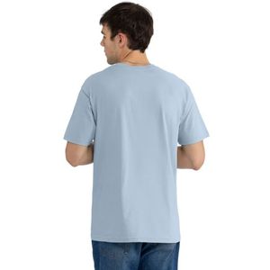 T-shirt tubulaire personnalisé pour homme en coton premium, col rond, manches courtes, vente en gros, vêtements OEM ODM - Product Image 2