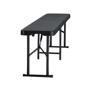 Panca Pieghevole Portatile da 6 Piedi con Seduta Liscia in HDPE, Panca in Plastica per Interni/Esterni, Ideale per Picnic, Feste, Campeggio e Pranzo - Product Image 2