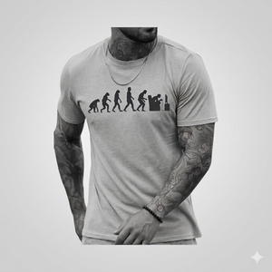เสื้อยืดผู้ชายขายดี ผ้าฝ้าย 100% ระบายอากาศได้ดี น้ำหนัก 230 กรัม แขนสั้น สไตล์ลำลอง วินเทจ พิมพ์ลายกราฟิกตัวอักษร ราคาสุดคุ้ม - Product Image 5