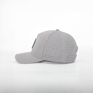 Gorra de Golf de 5 Paneles Personalizable al por Mayor, Impermeable, con Orificios Cortados con Láser, Parche de Silicona de PVC con Logotipo, Injae Vina Golf Vietnam - Product Image 3