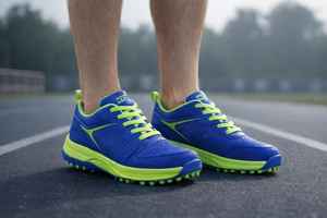 รองเท้าคริกเก็ตแบบมีปุ่มยาง น้ำหนักเบา ซักได้ วัสดุนุ่ม ทนทาน สวมใส่สบาย มีทุกสี - Product Image 2