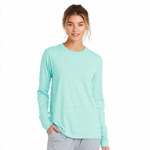 Premium Knitted Cotton <b>Scrub</b> Undershirt Custom Made Breathable Unisex Nurse Under <b>Scrubs</b> - Product Image 1