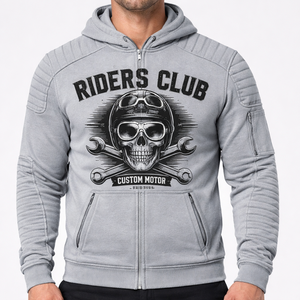 Armoured Breathable Unisex Motorcycle Hoodie CE Approved Removable <b>Protectors</b> for Reinforced Riding Custom Logo Low - Product Image 2