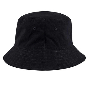 Custom Unisex Black Cotton <b>Bucket</b> <b>Hat</b> 6-Panel Solid Color Casual Spring Summer Fitted Adult <b>Hat</b> Fishing Casual Wear Trucker <b>Hats</b> - Product Image 5