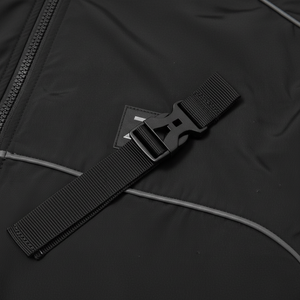 Custom Hooded Solid <b>Track</b> Pants and Waterproof Nylon <b>Jackets</b> Sweatsuit Set Casual Streetwear Reflective Windbreaker <b>for</b> <b>Men</b> - Product Image 5