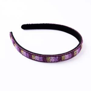 Stylish Seed Beads Beaded Embroidery <b>Headband</b> Colorful <b>Boho</b> Hairband Elegant Seed Beads <b>Headband</b> Handmade Fashion Hairband - Product Image 5