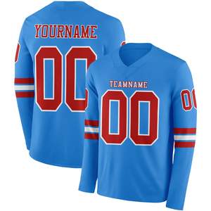 Jersey de Fútbol de Manga Larga para Hombre OEM, Material Spandex/Poliéster, Diseño Transpirable, Posiciones para Logotipo Personalizado (Delantero/Derecho/Izquierdo) - Product Image 4