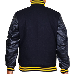 Custom Wool Varsity Jacket for Adults Youth Winter Lettermen <b>Top</b> Seller Hooded Collar Light Reversible OEM Service Plain Color - Product Image 2