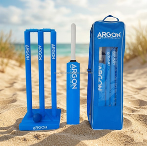 Fully customised branded Beach <b>Cricket</b> set in custom color for corporate giveaways - Product Image 1