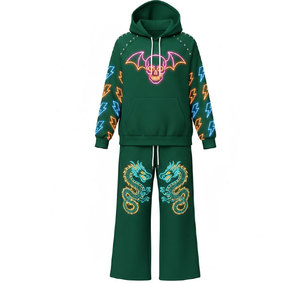 Sweat-shirt technique pour homme, imprimé néon cyberpunk, streetwear, circuit électronique, sublimation numérique, motif pulsé - Product Image 2