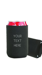 Custom Universal Neoprene <b>Can</b> <b>Cooler</b> Insulated Foldable Drink Koozy Shockproof Cold Hold for Outdoor Events - Product Image 3