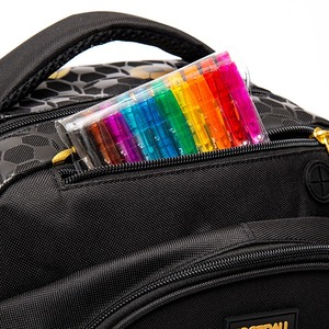 Sac d'école de football avec impression en feuille d'or (grande taille) - Product Image 5
