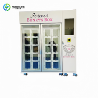 Máquina Expendedora Refrigerada Personalizable con Logotipo para Exteriores, para Floristerías, con Diseño de Flor