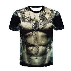 Camisetas Deportivas Extra Grandes para Hombre Hechas en Pakistán, Poliéster/Algodón, Cuello Redondo Sublimado, Venta al Por Mayor - Product Image 1