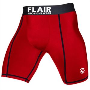 Short de compression unisexe avec poche pour coupe-frisbee - Rouge - Product Image 1