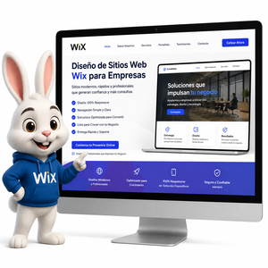 Diseño de Sitio Web con Wix para Empresas con Presencia Profesional, Navegación Sencilla y Estructura Preparada para IA para Crecer en Línea - Product Image 1