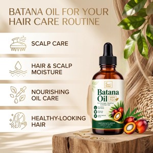 Huile de Batana pure pour cheveux 60ml, huile capillaire de Batana premium, soin profond pour cheveux secs, aide à améliorer la douceur, soin des cheveux et du cuir chevelu - Product Image 4