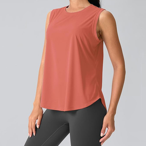 <b>Women's</b> Loose Fit Tank <b>Tops</b> Summer Sleeveless Tees Blouse Plus Size Casual Square Collar Solid Pattern Breathable Knitted Fabric - Product Image 5