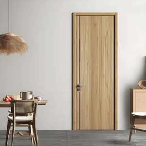 Puertas de MDF Resistentes a la Humedad, Diseño Vietnamita, Aislamiento Acústico, Diseño Moderno, Certificación ISO 9001, 1 Almacén, Apartamento, Villa - Product Image 6