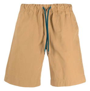 Men's Solid Color Bermuda Shorts <b>Drawstring</b> Waist Casual Woven Mid Rise Short - Product Image 3