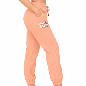 Women Drawstring Casual <b>Trousers</b> <b>With</b> Elastic Cuff Soft Casual Feel Easy Movement Style Tapered Ankle Finish Useful Side <b>Pockets</b> - Product Image 3