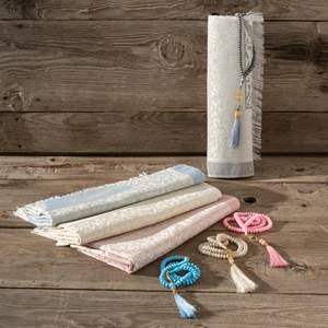 Alfombras de Oración Jaenamaz de Último Diseño, Alfombras Islámicas de Seda, Espuma y Lana, Impresión por Sublimación, Bordado, Alfombras Diarias para la Mezquita - Product Image 4