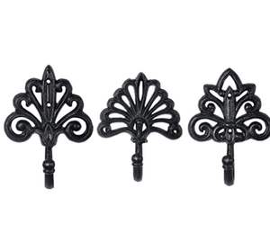 Decorative <b>metal</b> hooks accent piece and practical organizer in one Perfect for apartments, homes, offices, and hotels - Product Image 4