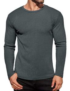 T-shirt thermique à manches longues personnalisé pour la gestion de l'humidité, performance supérieure, fabricant de vêtements OEM, marque privée, vente en gros - Product Image 3