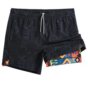 Men's Solid Quick Dry Lightweight Oxford Fabric Board Shorts with Elastic Waist and Pockets Casual Sport Style - Product Image 6