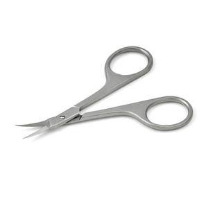Ciseaux à cuticules professionnels en acier inoxydable à lame courbée, ciseaux de manucure fins et précis, pour le soin des cuticules et la pédicure - Product Image 1