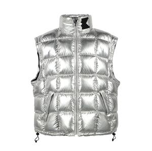 Chaqueta acolchada personalizada de invierno a la moda personalizada, chaqueta acolchada de lona con cuello levantado para hombre, logotipo personalizado Unisex - Product Image 3