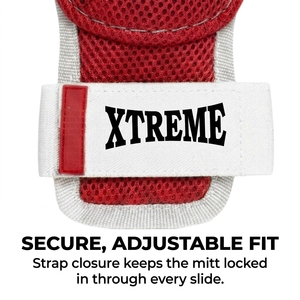 Protège-mains de baseball personnalisé en couleur, équipement de protection, coque ovale rembourrée pour jeunes et adultes, gant de glisse pour baseball, vente en gros - Product Image 4