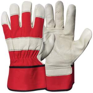 Meilleurs gants de travail canadiens haute performance pour la construction, en cuir de buffle grainé, résistants à l'abrasion, de sécurité - Product Image 1