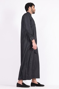 Men Juba Comfortable Muslim Long Robe Traditional <b>Islamic</b> <b>Clothing</b> Modest Loose Fit Breathable Material - Product Image 4