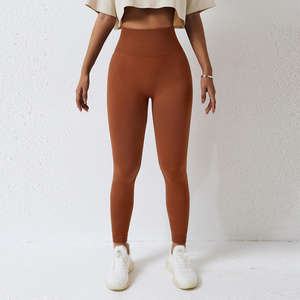 Leggings Deportivos para Mujer, Tejido Elástico de Doble Capa, Cintura en V, Control de Abdomen, Transpirables, para Entrenamiento y Ropa Deportiva - Product Image 3