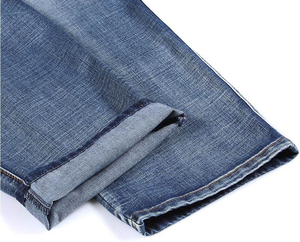 Material suave, precio asequible, venta al por mayor, ligeros, casuales, pantalones cargo azul claro para hombre, disponibles en todas las tallas con logotipo personalizado. - Product Image 5