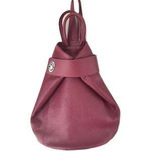 Mochila de Cuero de Cabra Hecha a Mano para Mujer, Silueta Relajada, Estilo Casual, para Viajes y Uso Diario - Product Image 2