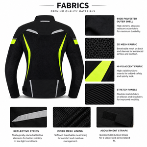 Nouvelle veste de moto GHOST RACING respirante en maille avec impression réfléchissante, manches longues, coupe-vent, unisexe, pour motocross et tout-terrain - Product Image 5