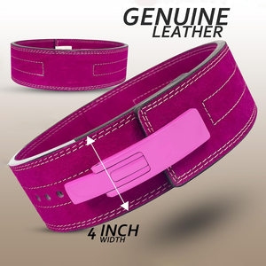 Ceinture à levier haute performance pour hommes et femmes, musculation, gym, cuir, boucle à levier, fournisseur OEM - Product Image 5
