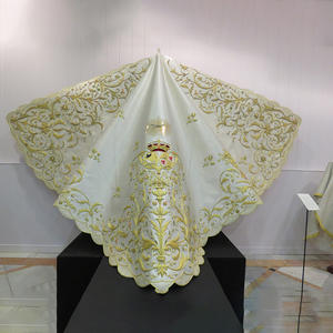 ชุดเดรสปาร์ตี้ Nazareno 4 ฟุต ปักลายพิเศษ ด้วยด้ายทองคำสังเคราะห์ทอมือ สองสี ทวีโทน ทรีส โพเทนซิยาส คันโตเนราส ป้องกันความชื้น - Product Image 1