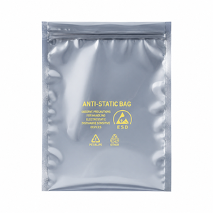 High Quality Custom ESD Conductive Bags with Moisture Barrier Antistatic Aluminum and PE Plastic Gravure <b>Printing</b> Features - Product Image 1