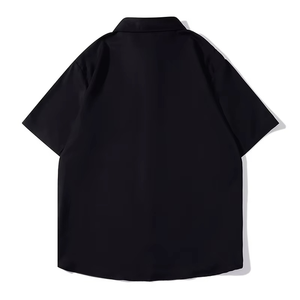 Chemise hawaïenne pour homme à manches courtes, tendance estivale, imprimé palmiers, style décontracté pour les vacances, chemise à demi-manches - Product Image 2