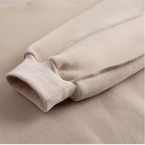 Women's Cropped Sweatshirt Short Sleeve Fleece Pullover Crop <b>Top</b> Casual Oversized Hoodie Windproof Anti-UV Simple OEM ODM - Product Image 4