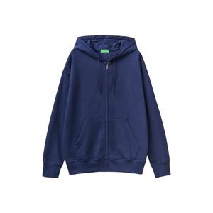 Sweats à capuche zippés pour hommes personnalisés, vente chaude, style unique, surdimensionné, épaules tombantes, 100 % coton molletonné, sweats à capuche zippés tendance - Product Image 6