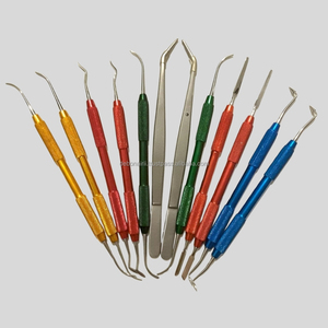 Instruments de chirurgie dentaire manuelle Couteau à graver à la cire avec couteau pointu à fond plat pour gravure dentaire - Product Image 2