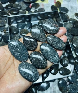 Vente en gros de pierres précieuses naturelles de haute qualité, pierres de soleil noires, cabochons de formes variées, pierres précieuses en vrac, pierres artisanales de haute qualité - Product Image 5