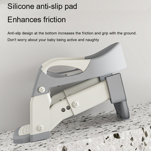 מוצרי תינוקות מרובים פונקציה 3 ב 1 סולם שירותים עם כרית מתכווננת גובה מתכווננת נגד החלקה ילדים אימון סולם - Product Image 3